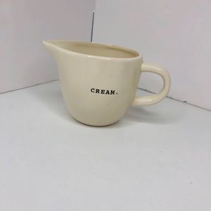 Rae Dunn new creamer pitcher typewriter print NEW